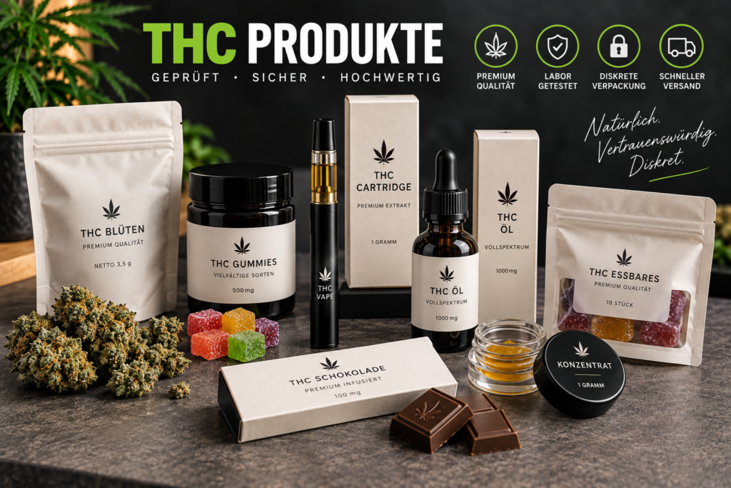  THC-Blüten mit zertifiziertem THC-Gehalt in neutraler Verpackung