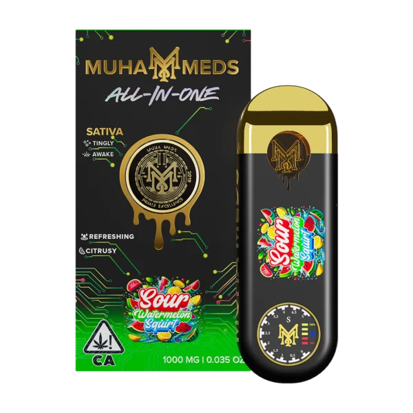 Muha Meds Sour Watermelon squirt 1000mg
