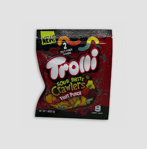 Trolli Sour Bite Crawlers Fruity Punch 600mg