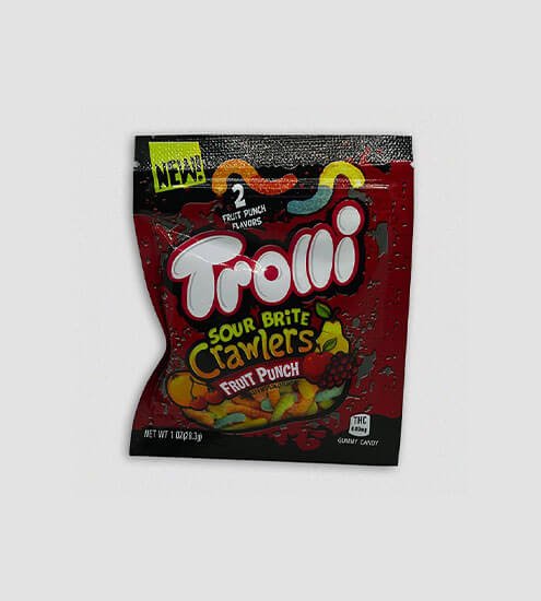 Trolli Sour Bite Crawlers Fruity Punch 600mg