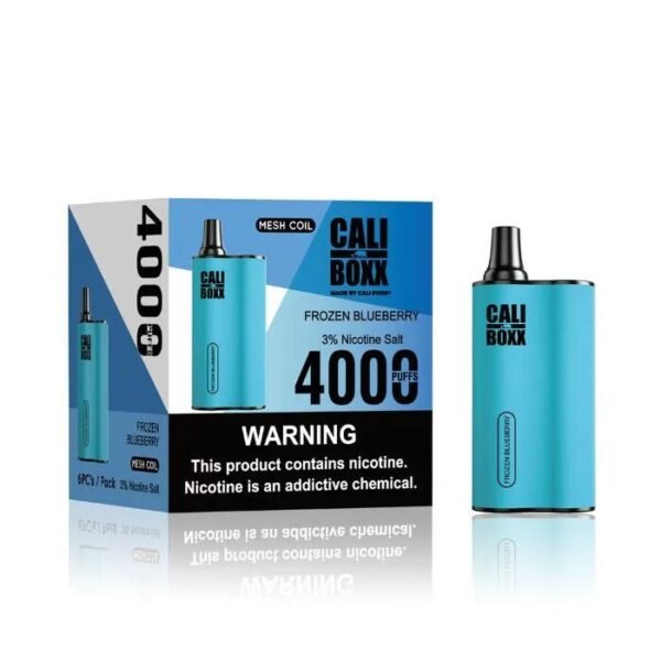 Cali Boxx vape Banana Frozen BlueBerry