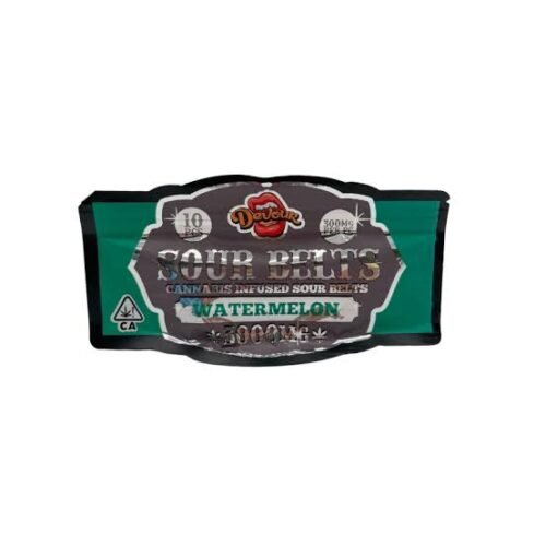 Devour Sour Belts Watermelon 3000mg